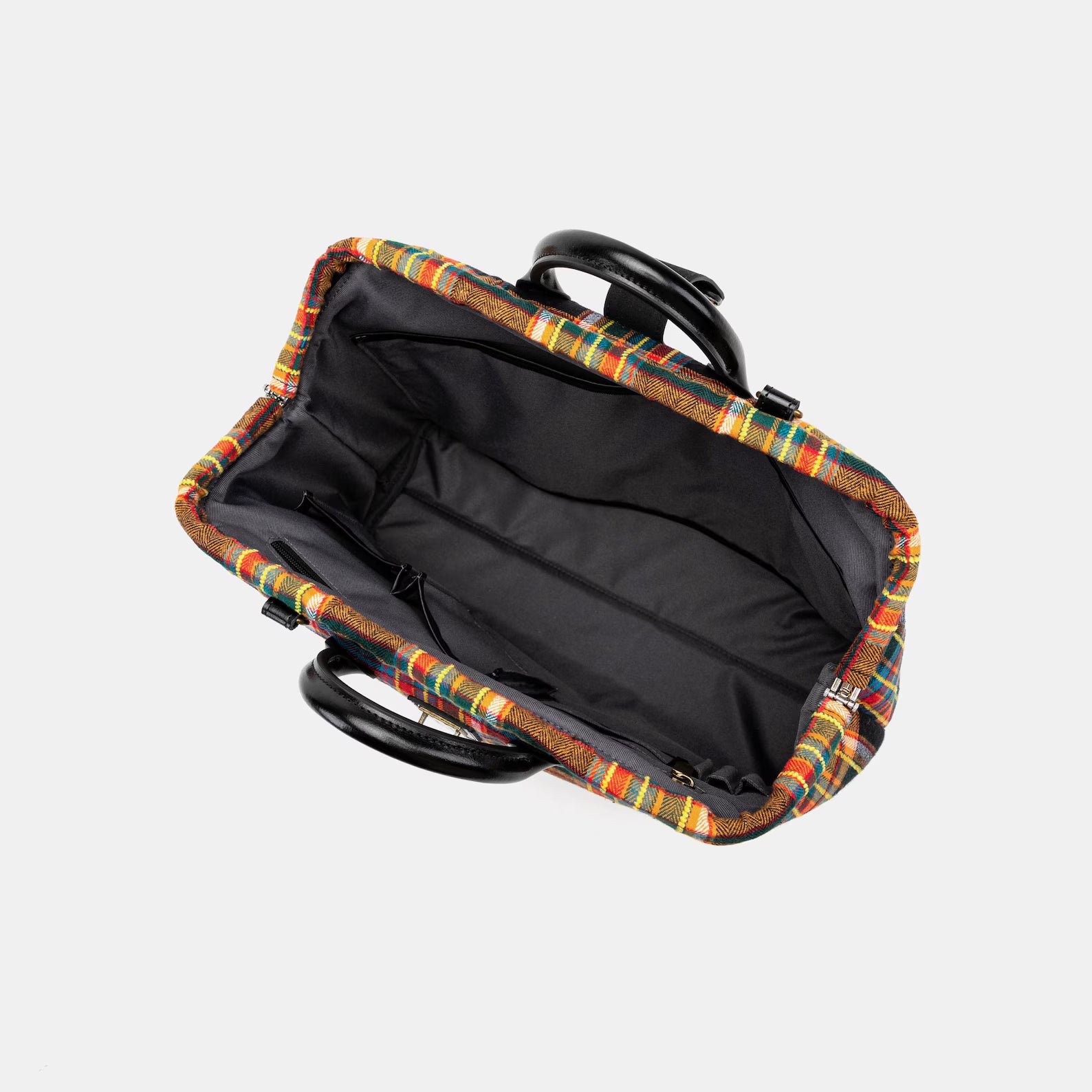 Vintage Tartan Plaid Doctor Top Handle Weekender Bag
